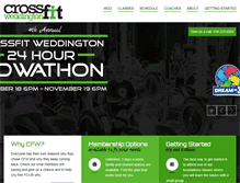 Tablet Screenshot of crossfitweddington.com